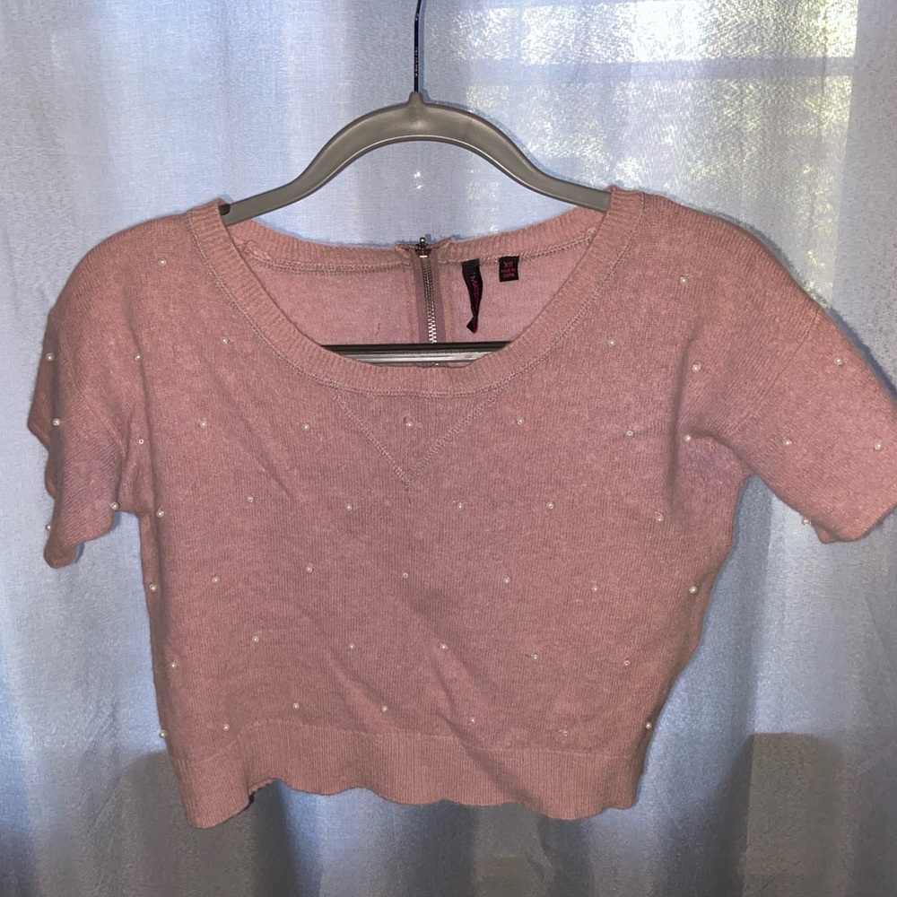 Pink pearl Croptop